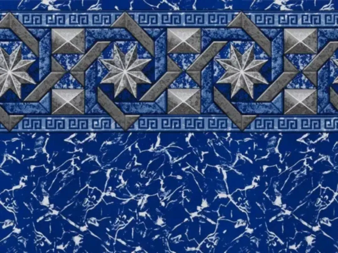 Evening Star pool liner pattern